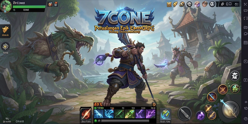 Screenshot gameplay seru di dunia 7CONE.
