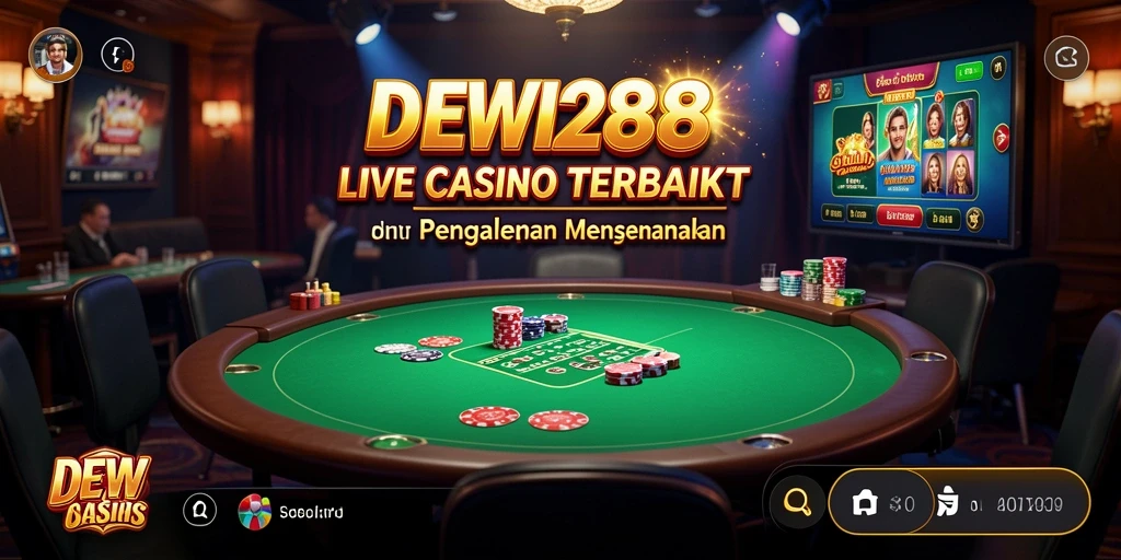 Screenshot gameplay DEWI288 Live Casino yang memukau dan interaktif.