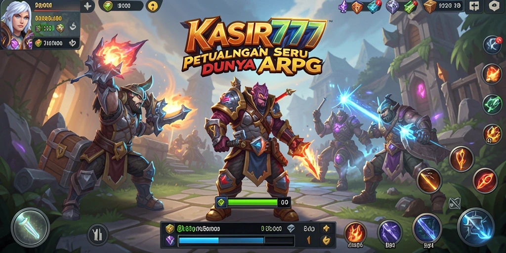 Tampilan menakjubkan dari gameplay ARPG KASIR777 yang penuh aksi.