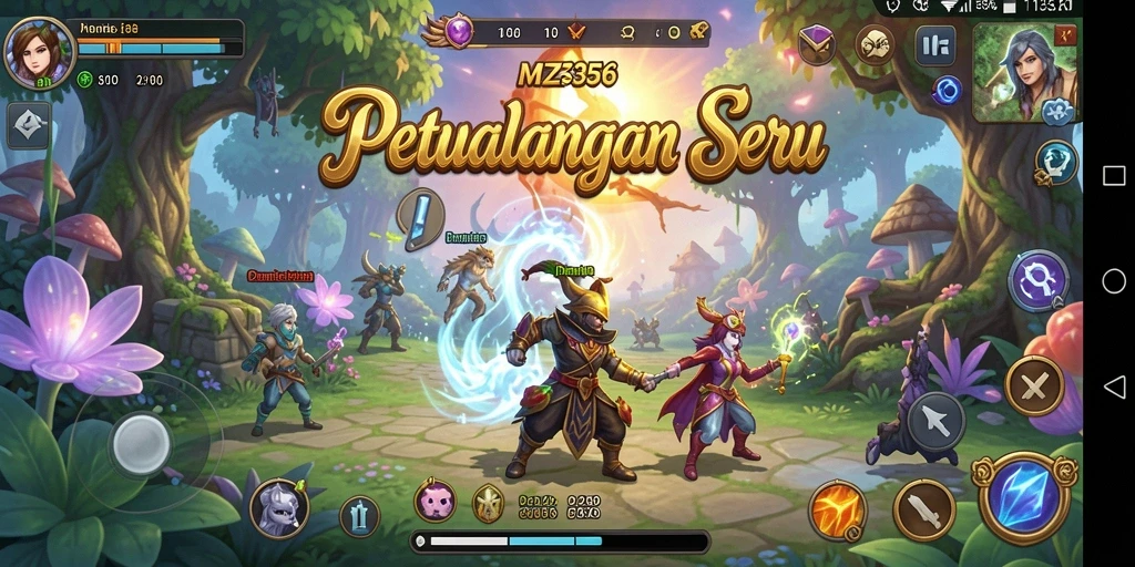 Tangkapan layar menampilkan aksi seru dalam gameplay MZ356.