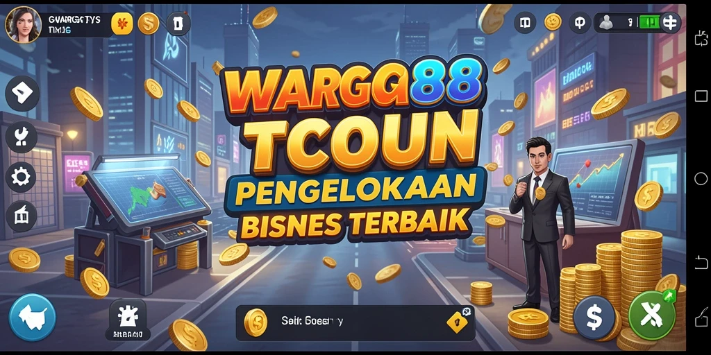 Screenshot WARGA88 menampilkan momen seru dalam gameplay Tycoon.